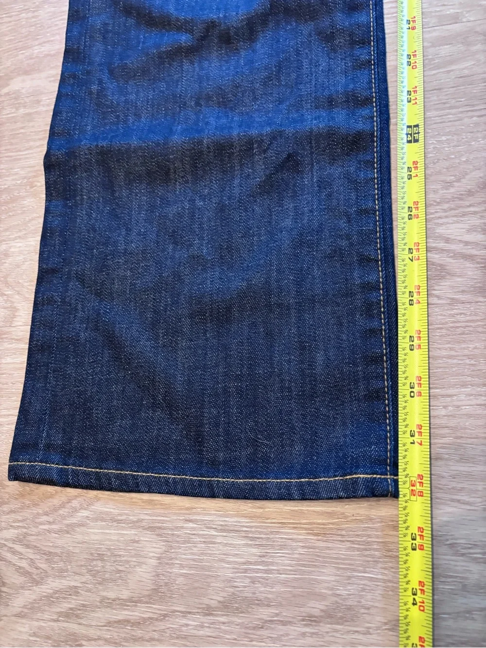 AG Adriano Goldschmied Men’s 34x32* Protege Jeans Dark Wash Raw Denim USA Made